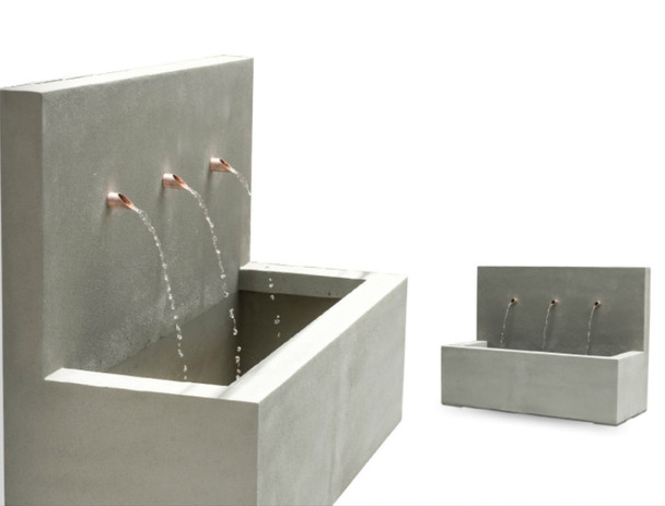 Weathered Zinc 3 Spout Fountain