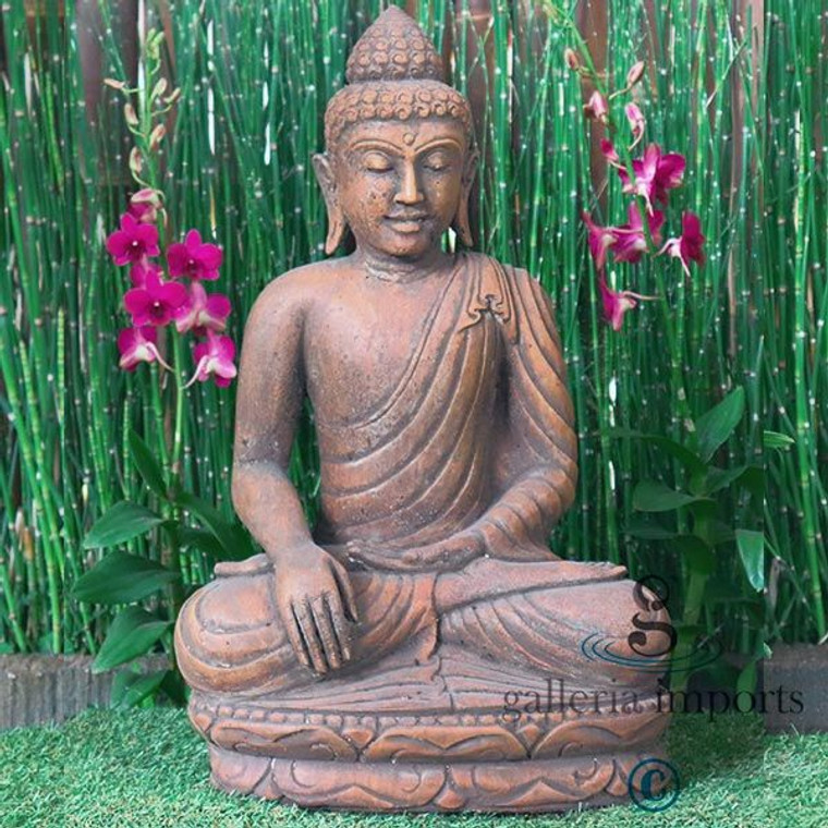 Thai Buddha 64cm Rust