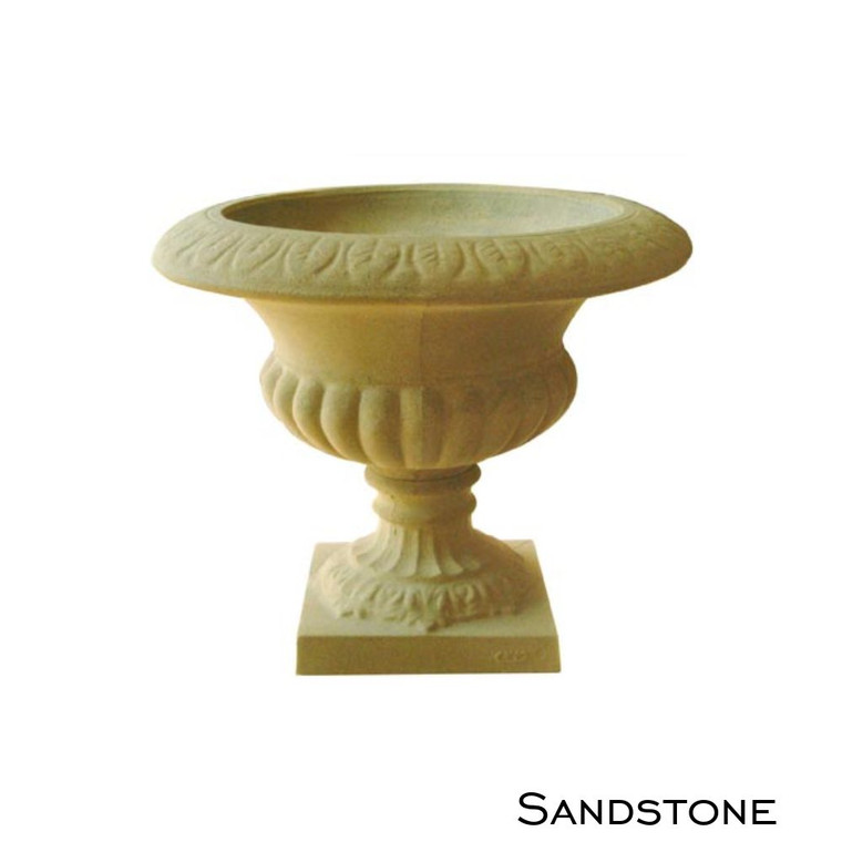 Sandstone Leaf Urn PL5 630 x 530