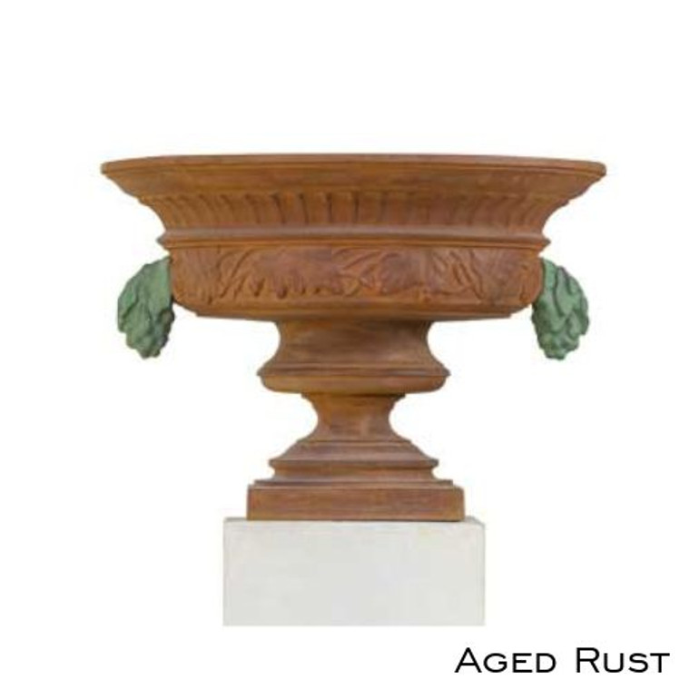 Val D'Osne Grape Urn Aged Rust