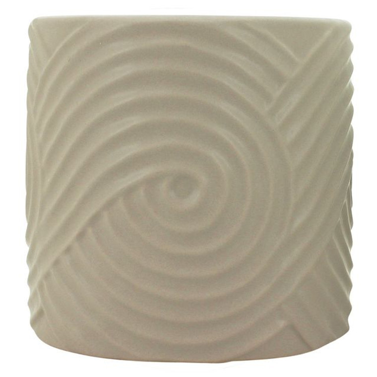 Swirling Planter Taupe