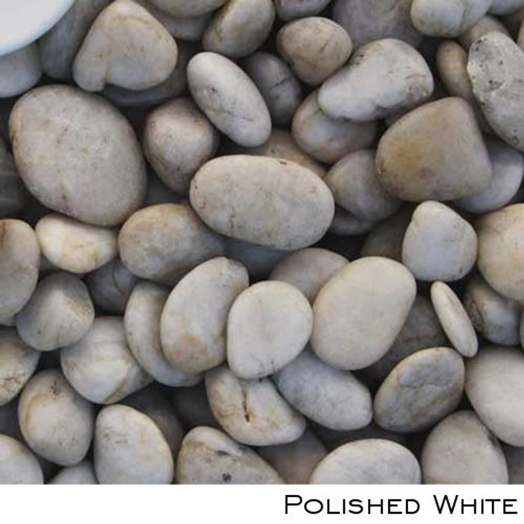 Kashmiri Pebble Polished Super White 20kg