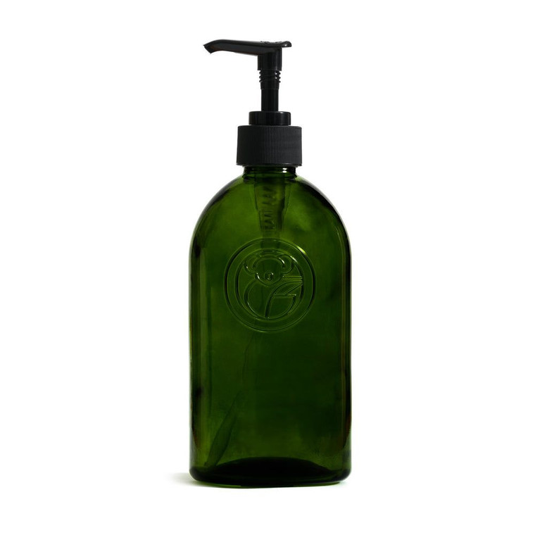 Koala Green Glass Bottle