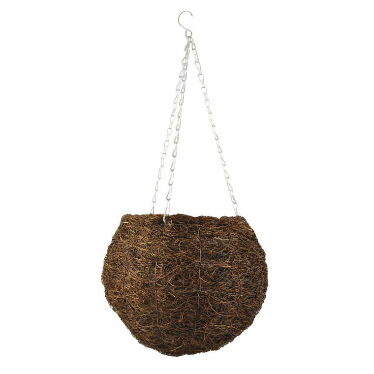 Globe Hanging Basket Silk Ratt 30cm