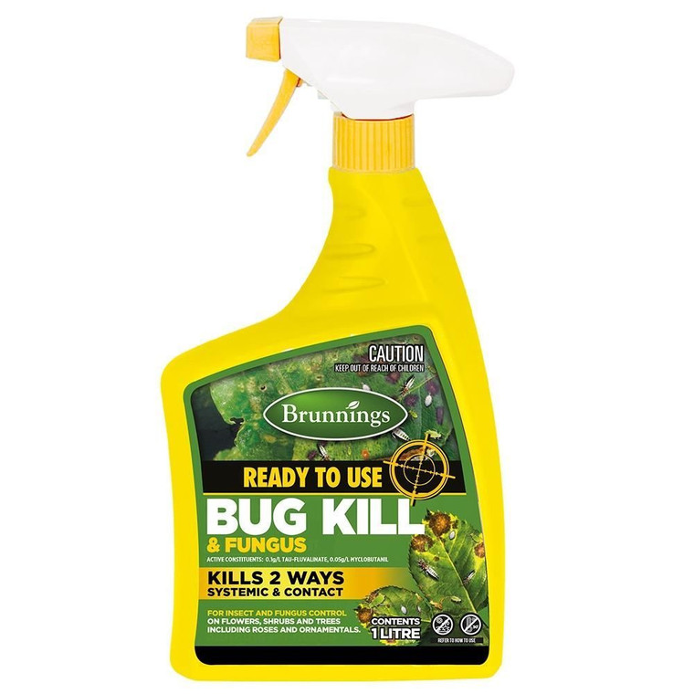 Brunnings Bug & Fungus Killer  1ltr RTU