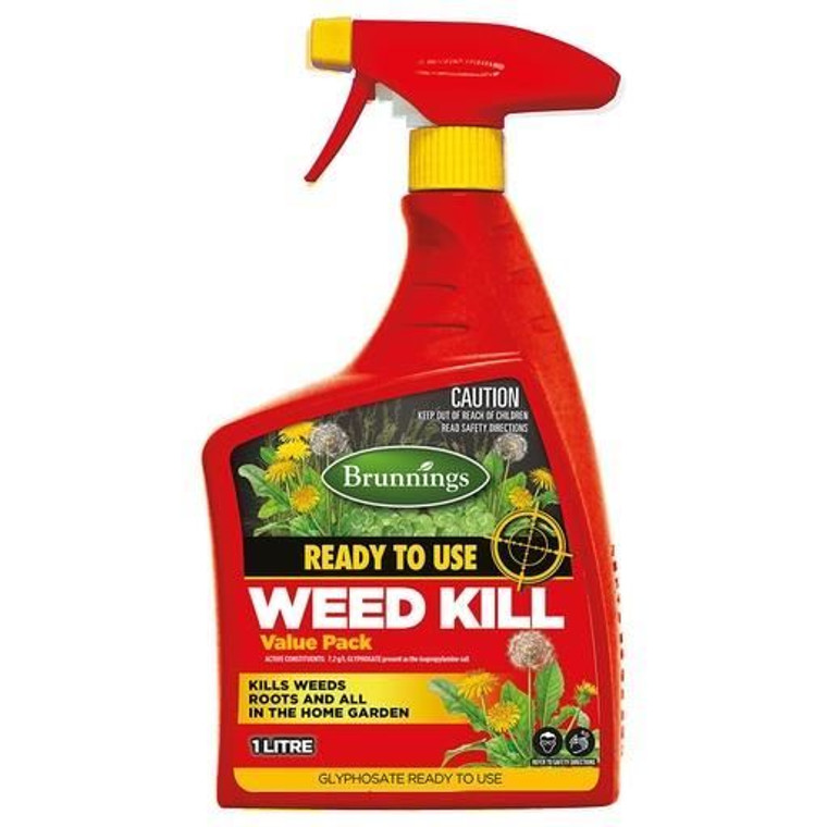 Brunnings Weed Kill 1ltr RTU