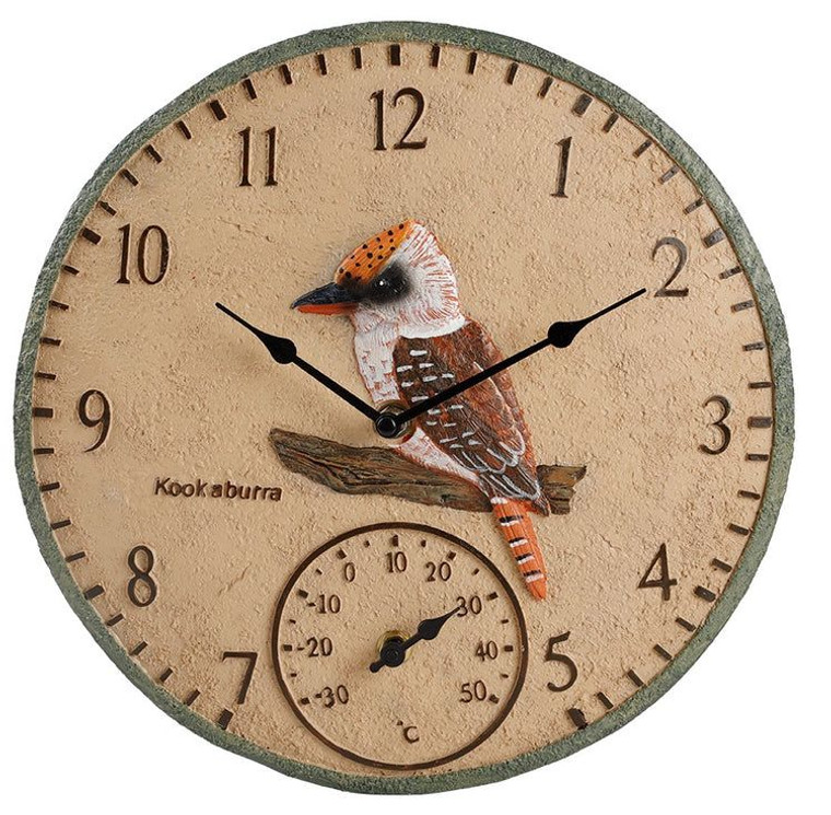 Kookaburra Clock 30cm