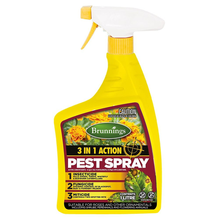 Brunnings Pest Spray 3 in 1 1ltr RTU
