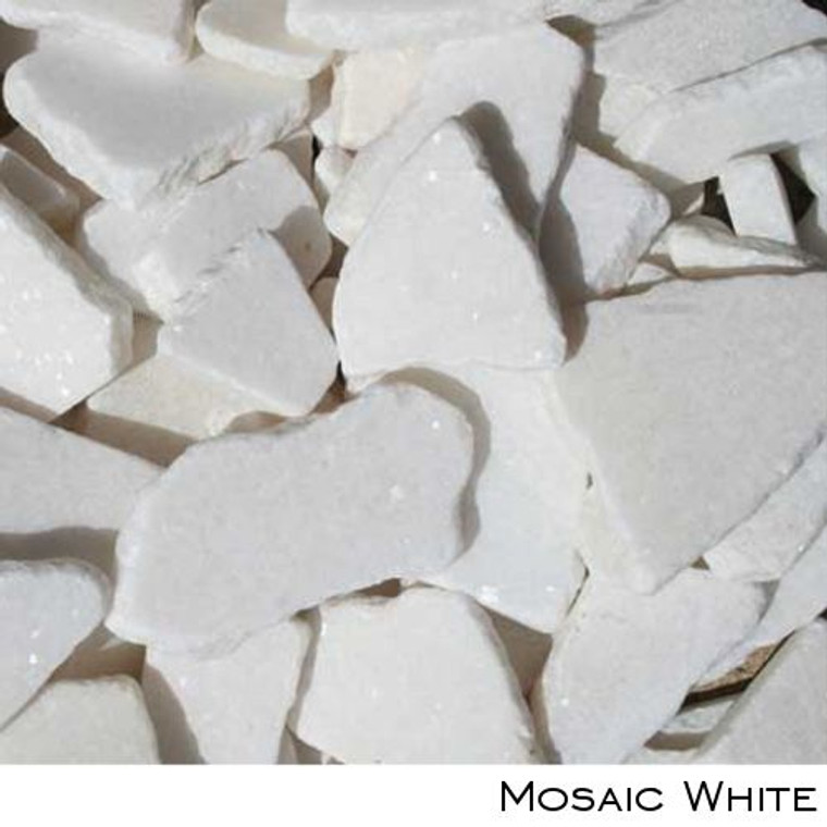 Kashmiri Pebble Flat White Mosaic 20kg
