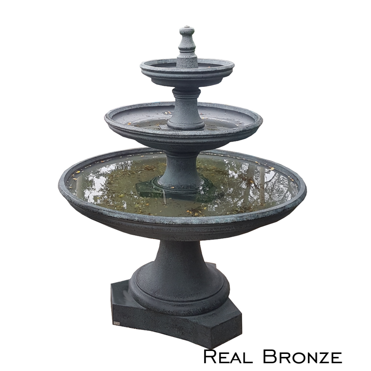 Versailles Fountain 3 Tier Mini Real Bronze