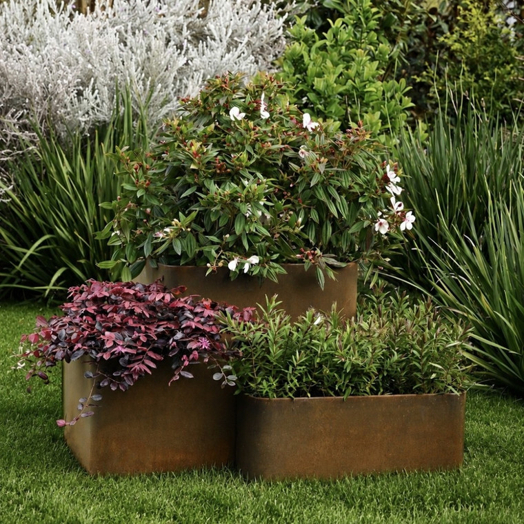 ShapeScaper Square 3 Tiered Planters