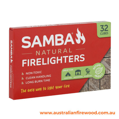 Samba Natural Firelighter 32 Pack Four Seasons Nursery