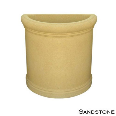 Sandstone Half Round Pot - Four Seasons Nursery