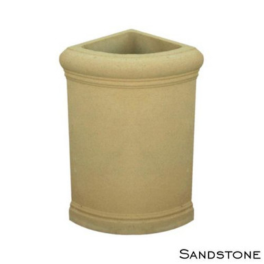 Sandstone Quarter Round Pot - Four Seasons Nursery