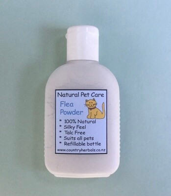 View of Country Herbals Flea Powder Cat 30g - Wonderworld Aquarium & Pet Centre
