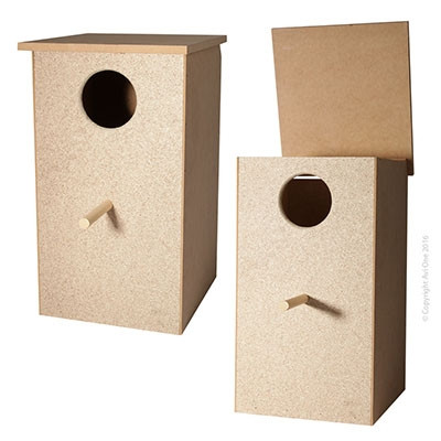 Avi One Wooden Tall Parrot Nest Box Wonderworld Aquarium & Pet Centre