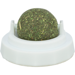 Trixie Catnip Ball with Adhesive Holder - 5cm
