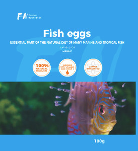 Front of Frozen Nutrition Fish Eggs Packet