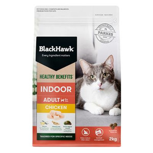 Black Hawk Healthy Benefits Cat Indoor Chicken 2kg Black Hawk Healthy Benefits Cat Indoor Chicken 2kg