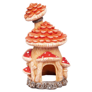 Aqua One Ornament - Fairy Mushroom House 9x10.5x18cm Aqua One Ornament - Fairy Mushroom House 9x10.5x18cm