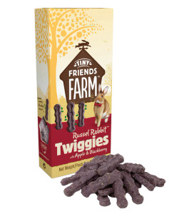 Tiny Friends Farm - Russel Rabbit Twiggies 120g Tiny Friends Farm - Russel Rabbit Twiggies 120g