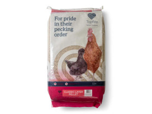 Front of the Topflite Classic Layer Pellets Bag
