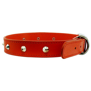 Beau Pets - Deluxe Leather Studded Collar with a bevelled and stitched edge.
12mm x 35cm with 9 chrome studs & 5 holes.
Red Beau Pets - Deluxe Leather Studded Collar with a bevelled and stitched edge.
12mm x 35cm with 9 chrome studs & 5 holes.
Red