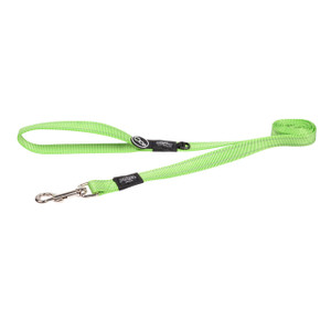 Rogz Classic Lead - Lime, Made from strong durable webbing with reflective stitching and zinc snap hook which is rust resistant, this lead will last Rogz Classic Lead - Lime, Made from strong durable webbing with reflective stitching and zinc snap hook which is rust resistant, this lead will last