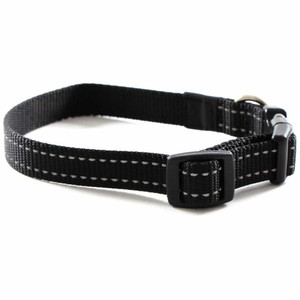 Rogz Classic Collar - Black, Made from a soft strong nylon with reflective stitching for night time visibility, Rogz collars are durable, comfortable and comes in a varity of bright colours Rogz Classic Collar - Black, Made from a soft strong nylon with reflective stitching for night time visibility, Rogz collars are durable, comfortable and comes in a varity of bright colours