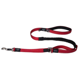 Rogz Control Lead -  Red, "Designed with strong erratic pullers in mind, the Rogz Control Lead absorbs the pull pressure along the surface of the soft bungee webbing which extends and retracts according to your dog's behaviour, minimizing the risk of injury to you or your dog Rogz Control Lead -  Red, "Designed with strong erratic pullers in mind, the Rogz Control Lead absorbs the pull pressure along the surface of the soft bungee webbing which extends and retracts according to your dog's behaviour, minimizing the risk of injury to you or your dog