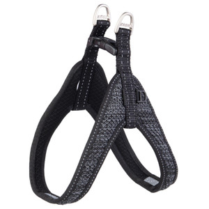 Rogz Fast Fit Harness - Black, The Fast-Fit Harness is recommended for those with fast-paced lifestyles. The ergonomic boomerang design makes this harness quick and easy to fit. The padded plates offer extra comfort and support for your dog. Rogz Fast Fit Harness - Black, The Fast-Fit Harness is recommended for those with fast-paced lifestyles. The ergonomic boomerang design makes this harness quick and easy to fit. The padded plates offer extra comfort and support for your dog.