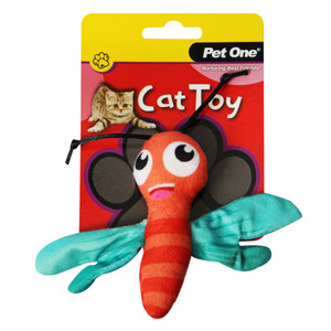Pet One Cat Toy Dragonfly with Crinkle, Interactive toys can offer a fun distraction and help ease boredom or restlessness Pet One Cat Toy Dragonfly with Crinkle, Interactive toys can offer a fun distraction and help ease boredom or restlessness