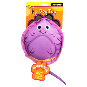 Pet One Dog Toy Stingray With Big Squeaker 34x18cm