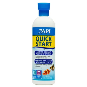 Front of API Quick Start - Freshwater and Saltwater Aquarium Nitrifying Bacteria Bottle
