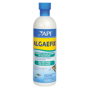 API Algaefix, A revolutionary product specially developed to control many types of algae in freshwater aquariums containing live fish and plants.