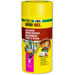 JBL Pronovo Bel M Flakes, JBL PRONOVO BEL staple food, the perfect nutrition for all omnivorous fish and fish communities. JBL Pronovo Bel M Flakes, JBL PRONOVO BEL staple food, the perfect nutrition for all omnivorous fish and fish communities.