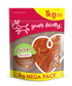 Yours Droolly Chicken Tenders 1kg Bag