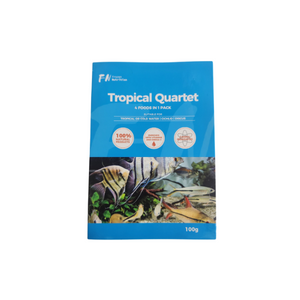 Front of Frozen Nutrition Tropical Quartet Packet