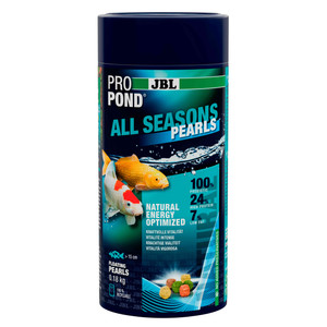 JBL PROPOND All Seasons Pearl 1L (180g), The JBL PROPOND ALL SEASONS range offers you the choice of sticks, granulates or flakes. JBL PROPOND All Seasons Pearl 1L (180g), The JBL PROPOND ALL SEASONS range offers you the choice of sticks, granulates or flakes.