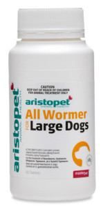 Aristopet Large Dog All Wormer Bottle