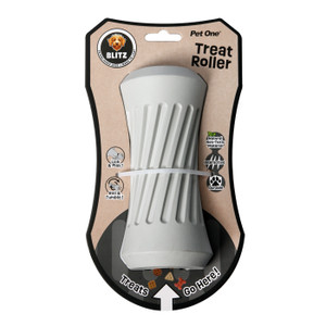 Pet One Blitz Large Rubber Treat Roller Pet One Blitz Large Rubber Treat Roller