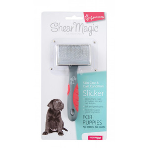 Front of Shear Magic Slicker Brush - Puppy