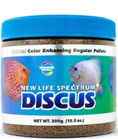 Front of New Life Spectrum Discus Pellet Tub