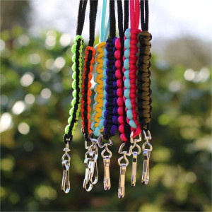 Group of the different colours available for the Sporting Saint Cobra Lanyard