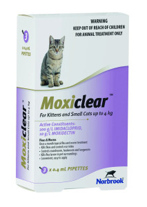 Moxiclear For Cats - 3pk