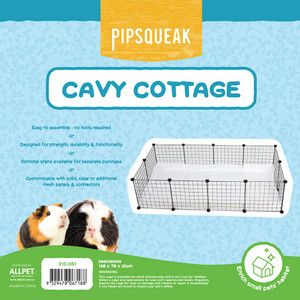 PIPSQUEAK CAVY COTTAGE (4x2)