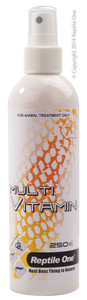 Front of Reptile One Multi-Vitamin & Mineral Spray 250ml spray bottle