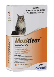 Front of Moxiclear for Cats over 4kg - Single Treatment