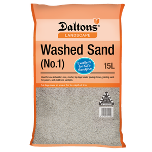 Front of Daltons Washed Play Sand - 15l