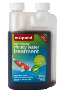Front of Eco Pond Cloudy Water Treatment - 250ml